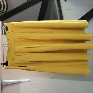 Modcloth Breathtaking Tiger Lilies Skirt yellow